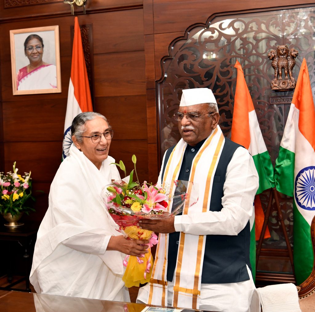 Courtesy visit to H.E. Governor of Rajasthan Shri Haribhau Kisanrao Bagde ji